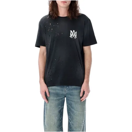 Washed Shotgun T-Shirt , male, Sizes: L, S, XL, M - Amiri - Modalova