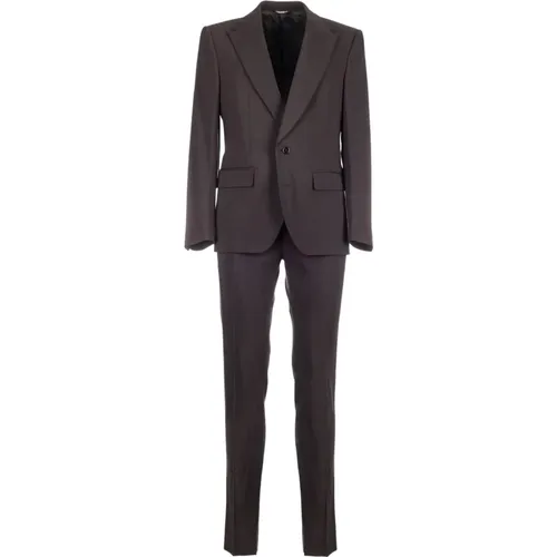 Single Breasted Suits, male, , Size: L Single Breasted Suits - Dolce & Gabbana - Modalova