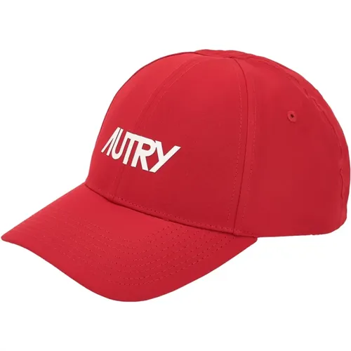Rote Logo Mütze , Herren, Größe: ONE Size - Autry - Modalova