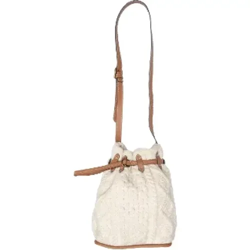 Pre-owned Bucket Bags, female, , Size: ONE SIZE Pre-owned Canvas crossbody-bags - Ralph Lauren Pre-owned - Modalova