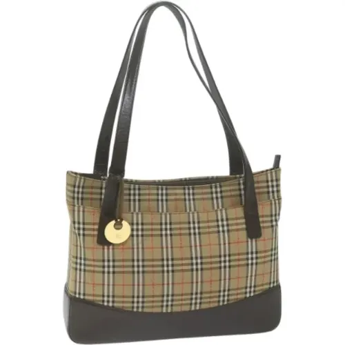 Pre-owned Tote Bags, female, , Size: ONE SIZE Pre-owned Canvas totes - Burberry Vintage - Modalova