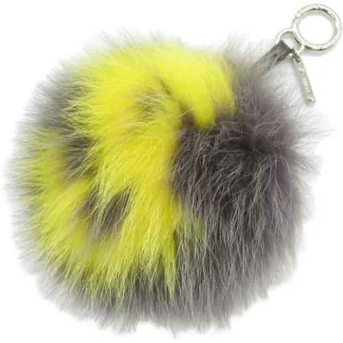 Pre-owned Accessories, female, , Size: ONE SIZE Pre-owned Fur key-holders - Fendi Vintage - Modalova