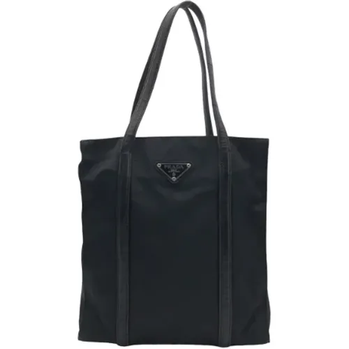 Pre-owned Tote Bags, female, , Size: ONE SIZE Pre-owned Canvas prada-bags - Prada Vintage - Modalova