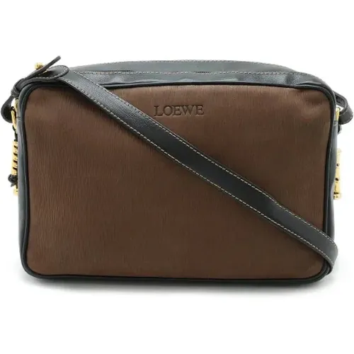 Pre-owned Cross Body Bags, female, , Size: ONE SIZE Pre-owned Leather shoulder-bags - Loewe Pre-owned - Modalova