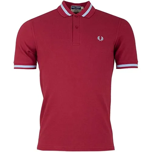 Polo Shirts, male, , Size: 2XS Original Single Tipped Polo - Oxblood - Fred Perry - Modalova