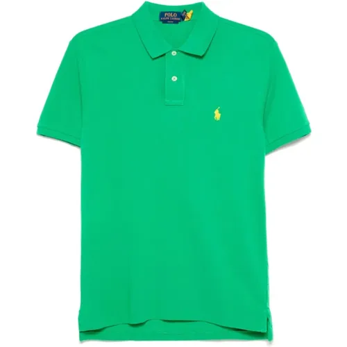 Klassische Grüne Polo T-shirts , Herren, Größe: L - Polo Ralph Lauren - Modalova