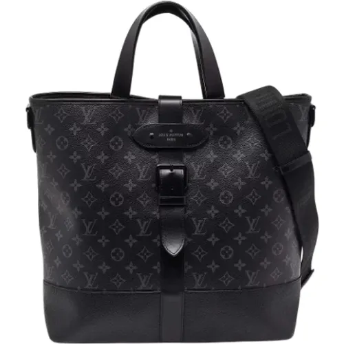 Pre-owned Tote Bags, male, , Size: ONE SIZE Pre-owned Coated canvas totes - Louis Vuitton Vintage - Modalova