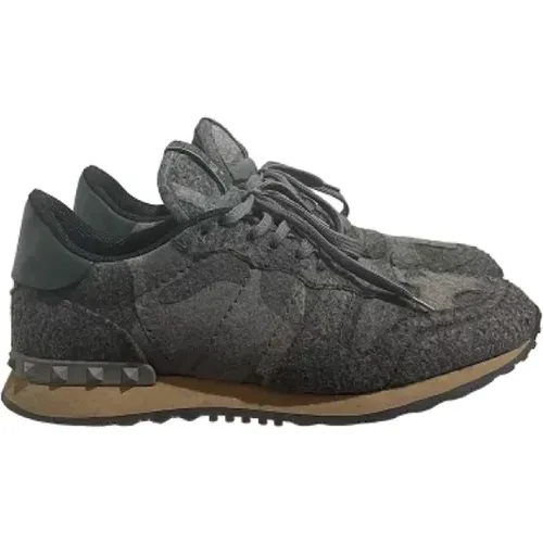 Pre-owned Sneakers, male, , Size: 8 US Pre-owned Canvas sneakers - Valentino Vintage - Modalova