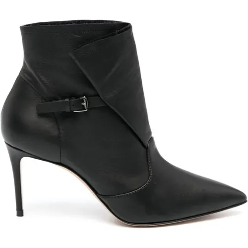 Elegant Nero Heeled Boots , female, Sizes: 3 UK, 5 UK, 4 1/2 UK, 7 UK, 6 UK - Casadei - Modalova