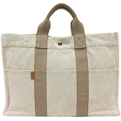 Pre-owned Tote Bags, female, , Size: ONE SIZE Pre-owned Canvas totes - Hermès Vintage - Modalova