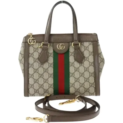 Pre-owned Tote Bags, female, , Size: ONE SIZE Pre-owned Canvas totes - Gucci Vintage - Modalova