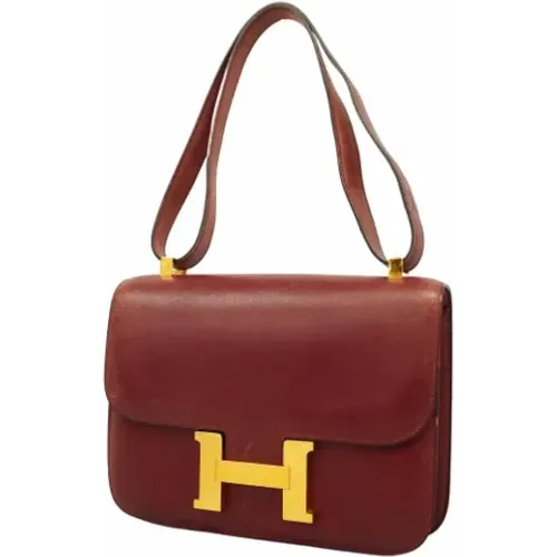 Pre-owned Leather shoulder-bags , female, Sizes: ONE SIZE - Hermès Vintage - Modalova