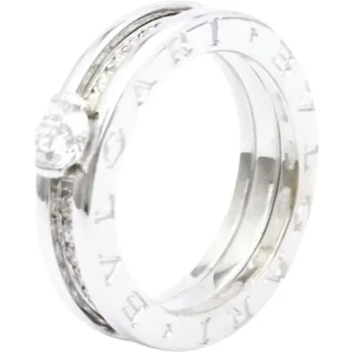 Pre-owned Silver rings , female, Sizes: ONE SIZE - Bvlgari Vintage - Modalova