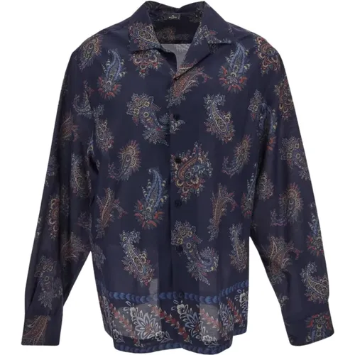 Printed Shirt with Design , male, Sizes: L, M - ETRO - Modalova