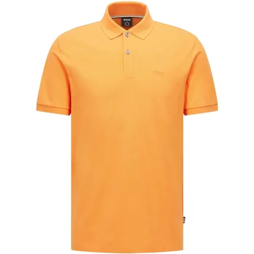 Logo Piqué Polo Shirt Lightweight , male, Sizes: S, M, XL, 2XL - Boss - Modalova