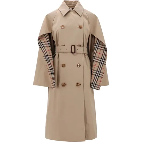 Classic Cotton Trench Coat , female, Sizes: 2XS - Burberry - Modalova