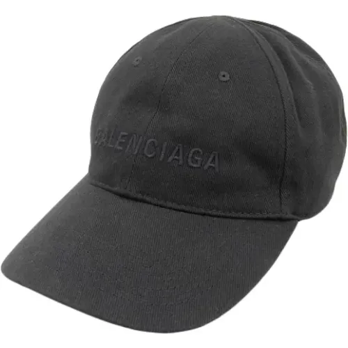 Pre-owned Accessories, male, , Size: ONE SIZE Pre-owned Canvas hats - Balenciaga Vintage - Modalova