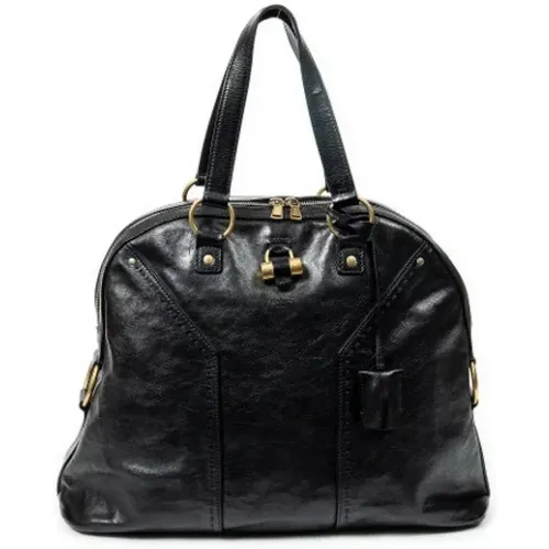 Pre-owned Leather shoulder-bags , female, Sizes: ONE SIZE - Yves Saint Laurent Vintage - Modalova