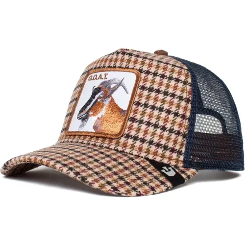 Caps, female, , Size: ONE SIZE Animal Farm Trucker Cap Beige Unisex - Goorin Bros - Modalova