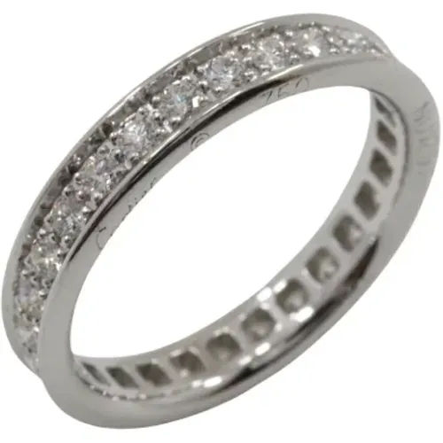 Pre-owned Jewellery, female, , Size: ONE SIZE Pre-owned White Gold rings - Cartier Vintage - Modalova