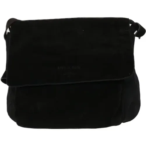 Pre-owned Cross Body Bags, female, , Size: ONE SIZE Pre-owned Suede prada-bags - Prada Vintage - Modalova