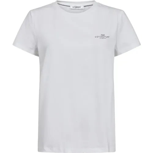 Logo Tee T-Shirt , female, Sizes: XS, S, M, L - Co'Couture - Modalova