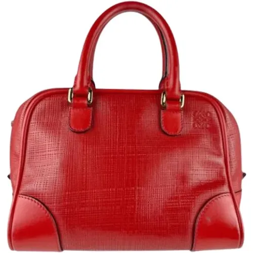 Pre-owned Handbags, female, , Size: ONE SIZE Pre-owned Leather Handbag - Loewe Pre-owned - Modalova