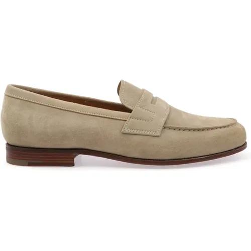 Loafers, male, , Size: 10 US Soft Suede - Church's - Modalova