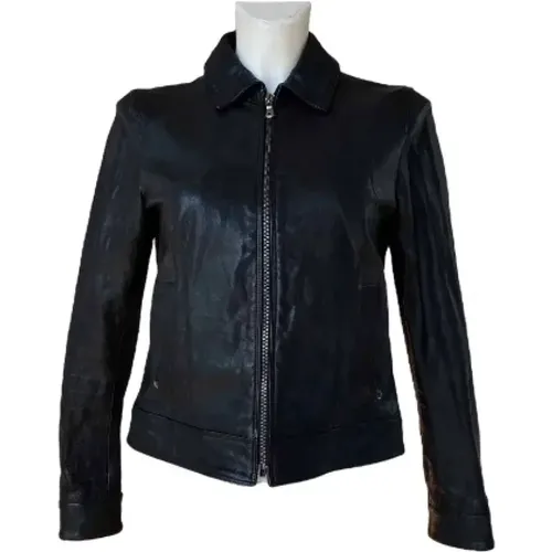 Pre-owned Jackets, female, , Size: XL Pre-owned Leather outerwear - Dolce & Gabbana Pre-owned - Modalova