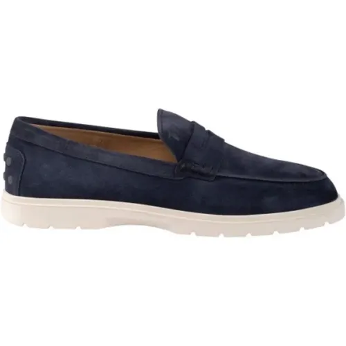 Suede Loafers , male, Sizes: 6 UK, 7 UK, 6 1/2 UK, 8 1/2 UK, 9 UK - TOD'S - Modalova