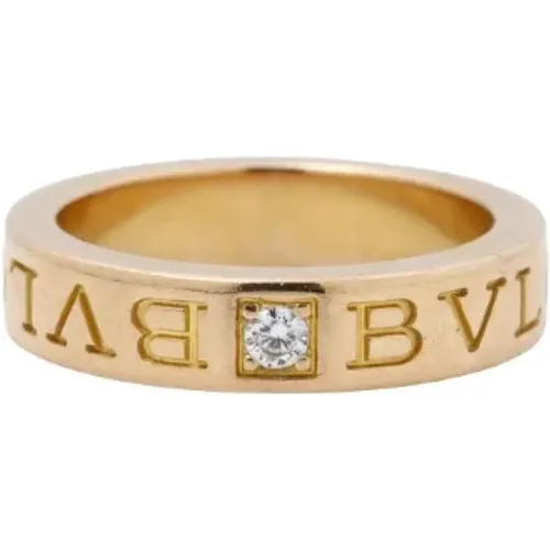 Pre-owned Jewellery, female, , Size: ONE SIZE Pre-owned Gold rings - Bvlgari Vintage - Modalova