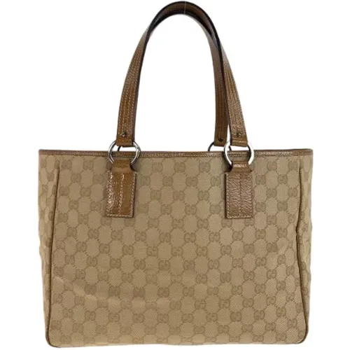 Pre-owned Tote Bags, female, , Size: ONE SIZE Pre-owned Canvas totes - Gucci Vintage - Modalova