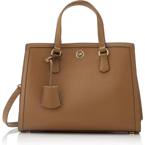 Beige Leather Handbag Chantal , female, Sizes: ONE SIZE - Michael Kors - Modalova