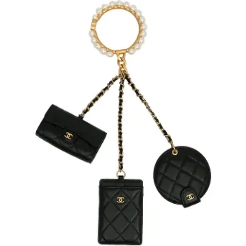 Pre-owned Accessories, female, , Size: ONE SIZE Pre-owned Leather pouches - Chanel Vintage - Modalova