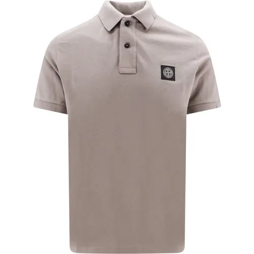 Mens Clothing T-Shirts Polos Grey Ss24 , male, Sizes: M, XL, L, 3XL - Stone Island - Modalova