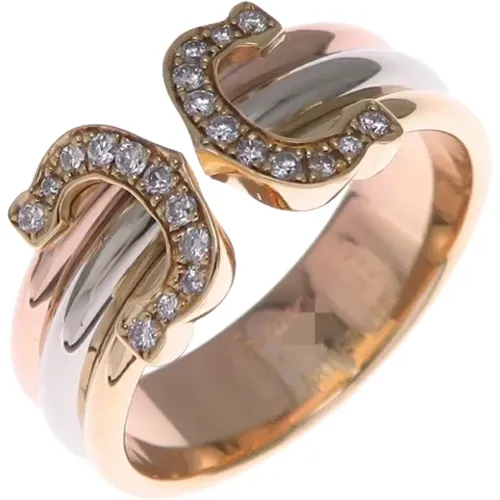 Pre-owned Rose Gold rings , female, Sizes: ONE SIZE - Cartier Vintage - Modalova