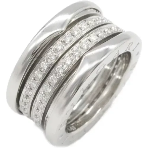 Pre-owned Jewellery, female, , Size: ONE SIZE Pre-owned White Gold rings - Bvlgari Vintage - Modalova