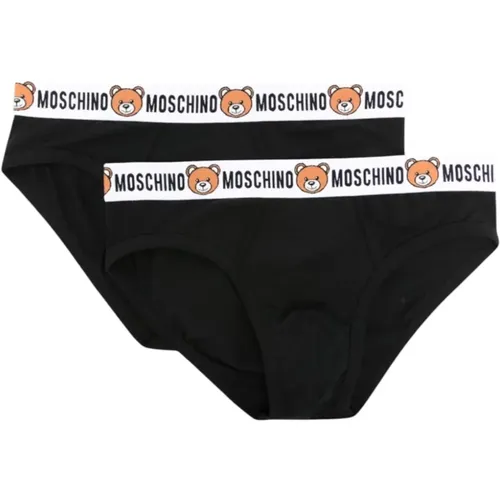 Seiden Slip Set Dessous , Herren, Größe: 2XL - Moschino - Modalova