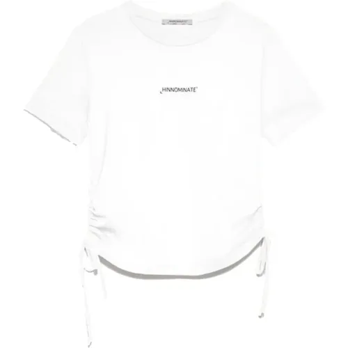 Weißes T-Shirt 100% Zusammensetzung - Hinnominate - Modalova