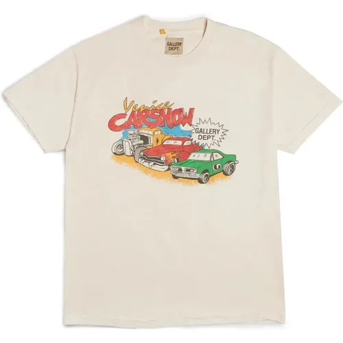 T-Shirts, male, , Size: XL Car Show Graphic T-shirt - Gallery Dept. - Modalova