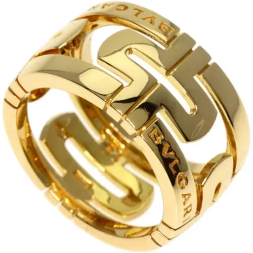 Pre-owned Gold Bvlgari Ring , female, Sizes: ONE SIZE - Bvlgari Vintage - Modalova