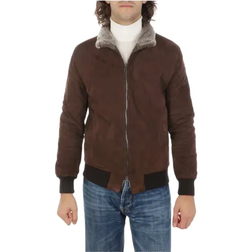 Sport Jacket , male, Sizes: M, L - Barba - Modalova