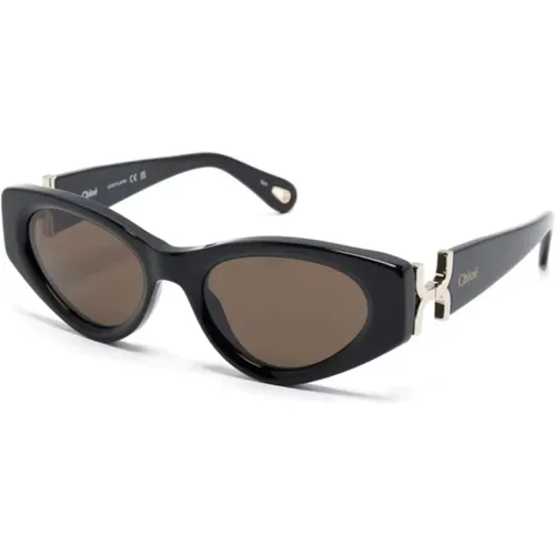 Ch0259S 001 Sunglasses , female, Sizes: 52 MM - Chloé - Modalova