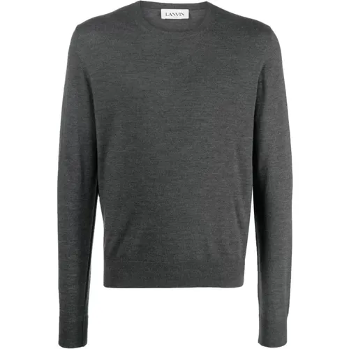 Merinos crew neck , male, Sizes: M, XL, L, 2XL - Lanvin - Modalova