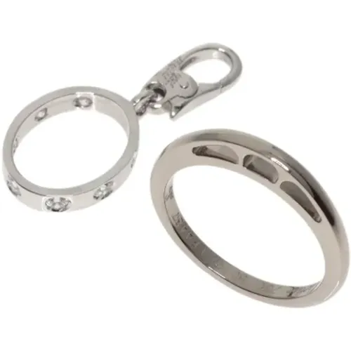 Pre-owned Jewellery, female, , Size: ONE SIZE Pre-owned White Gold rings - Cartier Vintage - Modalova