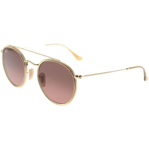 Round Double Bridge Sunglasses , unisex, Sizes: 51 MM - Ray-Ban - Modalova