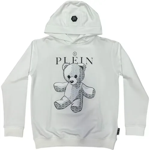 Hoodies, unisex, , Size: 12 Y Hoodie with Teddy Bear Logo - Philipp Plein - Modalova