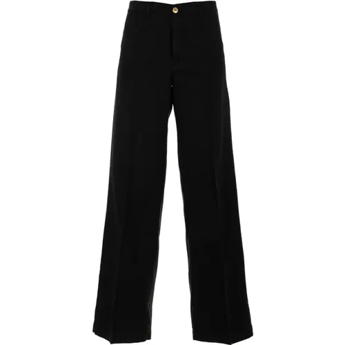 Palazzo Trousers , female, Sizes: S, M - 40Weft - Modalova