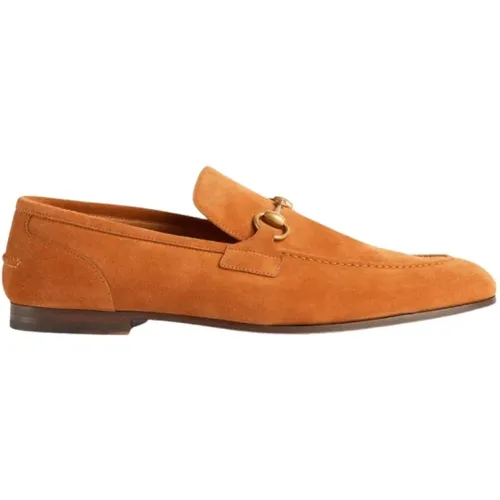 Jordaan suede loafers , male, Sizes: 10 1/2 UK, 8 UK, 9 UK - Gucci - Modalova
