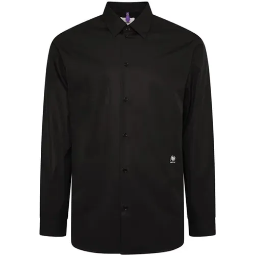 Schwarzes Mark Hemd mit Klassischem Design , Herren, Größe: S - Oamc - Modalova